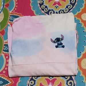 Disney Parks Pastel Tie-Dye Spirit Jersey Lilo and Stitch Ohana Size XL